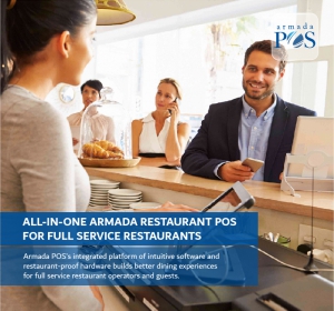 All-in-one Armada resturant POS for full service resturatants