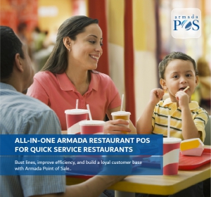All-in-one Armada restaurant POS for quick service restaurants